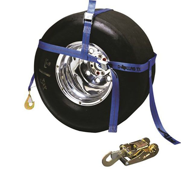 Tire Bonnet, Double Adjust, 13”-17” OEM/10”-22” Tires w/Ratchet, Blue