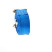 2" Etrack Logistic Straps. 1 Piece End - 20 ft - Blue