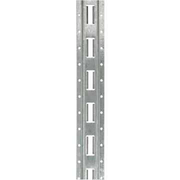 Vertical E-track, Galvanized 10 foot 40838-11 Vertical Etrack, Galvanized 10 ft.