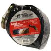 2" x 15' Vehicle Recovery Strap w/HD Keeper Hooks