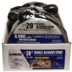 2" x 20' Vehicle Recovery Strap w/Sewn Loops