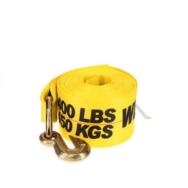 4"x27' Winch Strap with Grab Hook