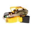 2" x 30' Ratchet Strap w/ Flat Hooks & Long Wide Handle Web Keeper Buckle