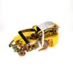 2" X 27' Ratchet Strap Long Wide Handle and Chain Anchors