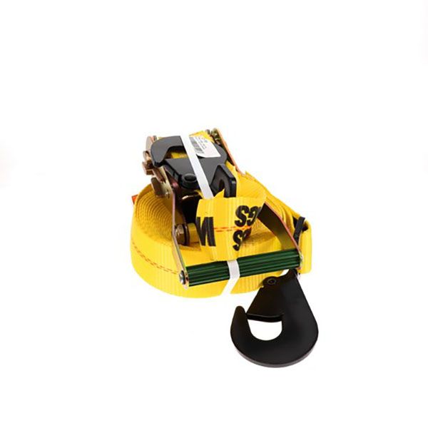 2″ x 27’ Ratchet Strap w/Twisted Snap Hooks & Long Wide Handle