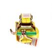 2" x 30' Ratchet Strap w/ Wire Hooks & Web Keeper Buckle