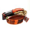 2″ x 27’ Ratchet Strap w/Flat Hooks & Long Wide & X-Treme Webbing
