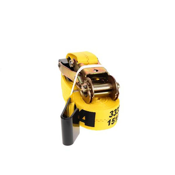 2" X 27' Ratchet Strap w/ Flat Hooks & Short Wide Handle