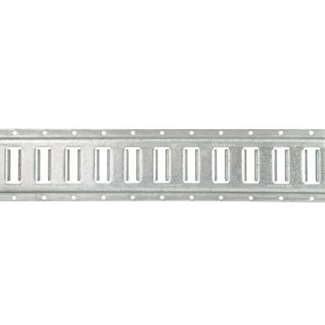 Horizontal e-track 10' galvanized 48117-21-120.00 Horizontal E Track-10' (Galvanized)
