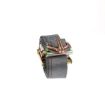2" x 16' Ratchet Strap with Wire Hook and E fitting- Gray