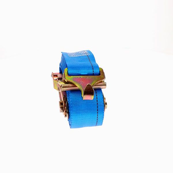 Ratchet Strap with F fitting and E fitting - 2x20 - Blue