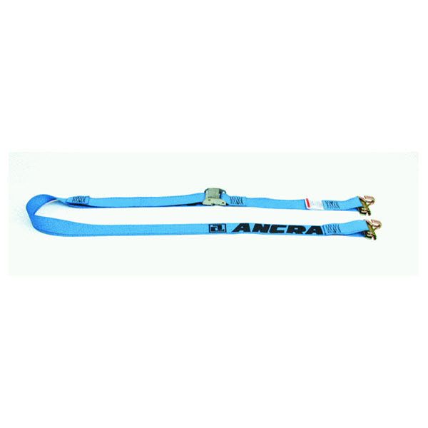 2 Inch Cam Buckle Strap with Wire Hook and E fitting 20Ft - Blue