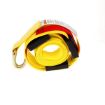 Auto Tie-Down Winch Strap w/Cleats, Wire Hooks 2"X140"