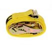 Etrack Ratchet Strap -1 pc end -12' - YELLOW