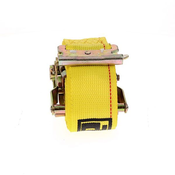 2" Ratchet Strap with Wire Hooks 16' Gray