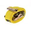 2" Ratchet Strap with Wire Hooks 16' Gray