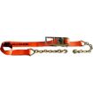 3" x 27' Ratchet Straps X-Treme with Chain Anchors