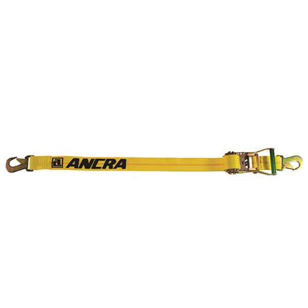 2" X 12' Auto Tiedown Ratchet Strap w/ Snap Hooks