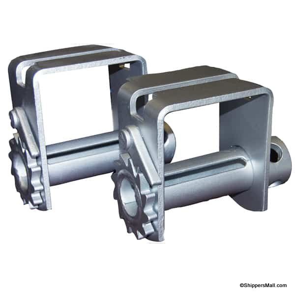 Winch - X-Treme Zinc Plated - Double L Slider Storable