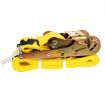 4" x 27' HD Ratchet Straps with Flat Hooks