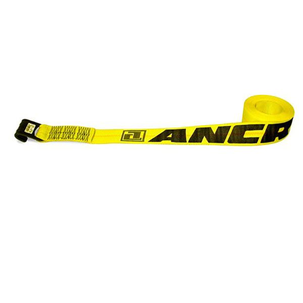3″ x 28’ Adjustable End Strap w/Flat Hook