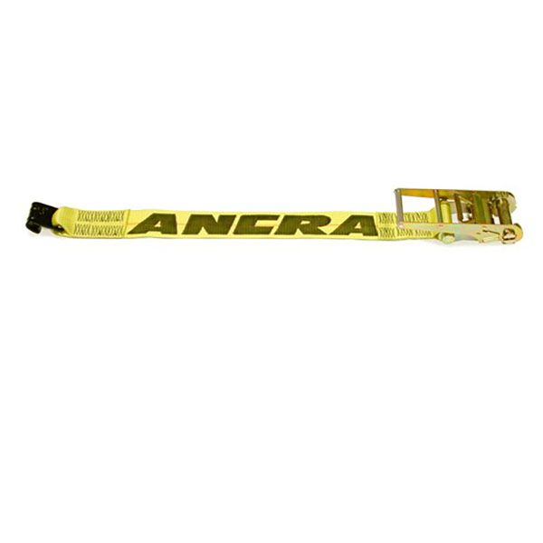 4″ x 18” Fixed End Strap w/Flat Hook and Ratchet Buckle