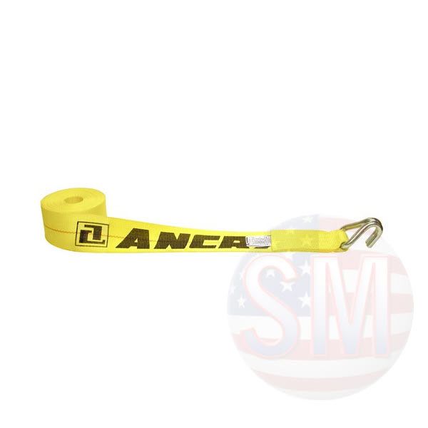 2″ x 25' Strap w/Wire Hook