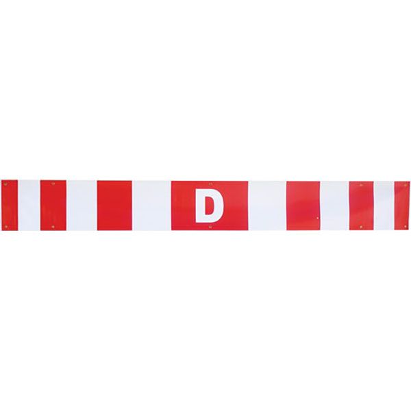 Canadian D Banner, Reflective - 12" X 96"
