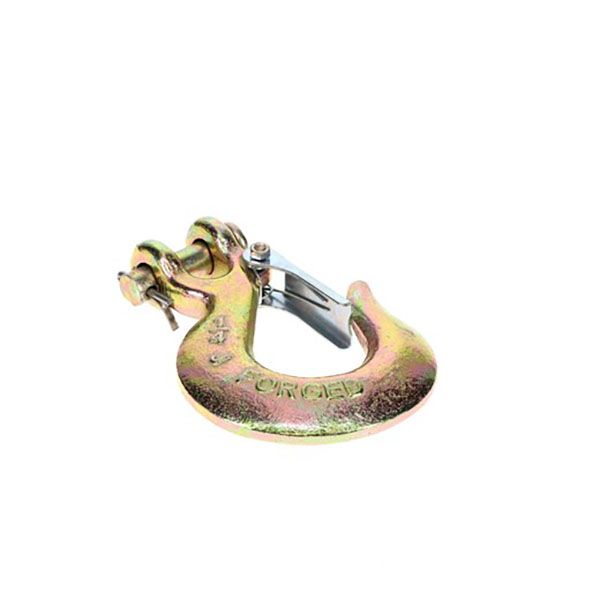 Slip Hooks G70 - Zinc Plated - With Safety Latch , 1/4", 2,750 lbs. WLL