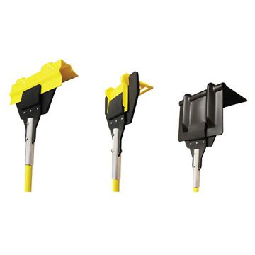 Corner protector or edge protector placement tool flatbed truckers allows driver to easily put edge protectors on cargo. Corner Protector Placement Tool