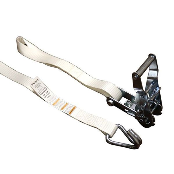 1″ X 15′ Twisted Loop & Double J-Hook Ratchet Strap