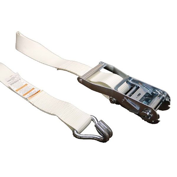 2” X 27’ Loop Double J-Hook Long/Wide Handle Ratchet Strap