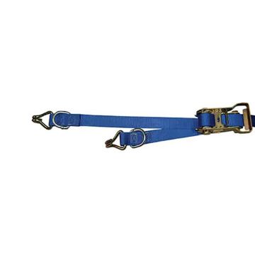 1” x 12’ Heavy-Duty J-Hook D-Ring Ratchet Tie-Down - APS-3 1” x 12’ Heavy-Duty J-Hook D-Ring Ratchet Tie-Down