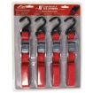 1″ x 6′ S-Hook Cam Buckle Tie-Downs, 4 Pack Blister