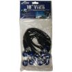 10″ Black Tarp & Canopy Ties