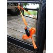 1” x 15’ S-Hook Ratchet Tie-Down, Plastic Frame, 4 Pack