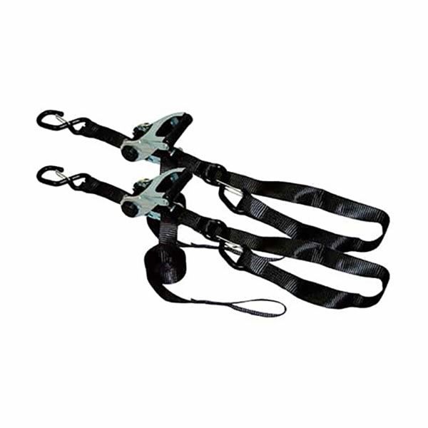 1.25” x 8’ Motorsports S-Hook Ratchet Tie-Down, 2 Pack