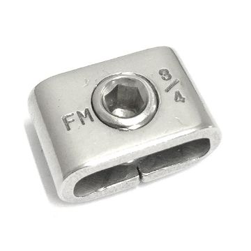 Screw Buckles 100 pc. Box, SS 304, 3/8'' X 0.079. Mfg Part No. FSB43M0620IFMT Screw Buckles 100 pc. Box, SS 304, 3/8'' X 0.079