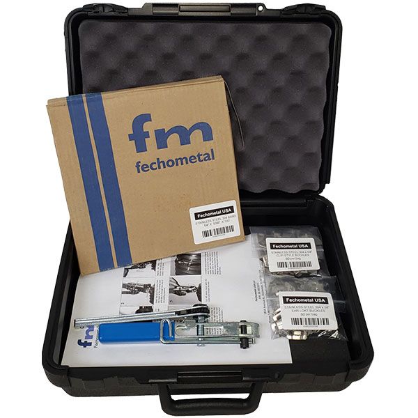Stainless Steel Strapping Kit - 1/4”