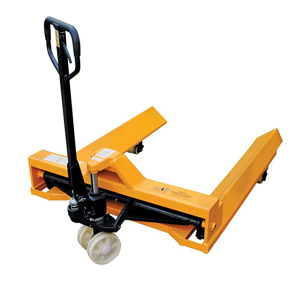 Steel Pallet Truck V-Shaped Center - PM4-4548-RL|Parallel Industrial