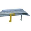 Sliding span locks for steel dockboard