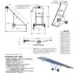 Aluminum Walk Ramp w/Wheels - 28" X 10'