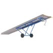 Aluminum Walk Ramp Hook Style w/Wheels - 28" X 14'