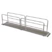 Aluminum Walk Ramp w/Hand Rails - 38" X 16'