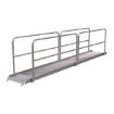 Aluminum Walk Ramp Hook Style w/Handrails - 28" X 16'