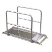 Aluminum Walk Ramp Hook Style w/Handrails - 28" X 6'