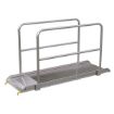 Aluminum Walk Ramp Hook Style w/Handrails - 28" X 7'