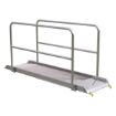 Aluminum Walk Ramp Hook Style w/Handrails - 28" X 8'