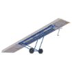 Aluminum Walk Ramp, Hook Style w/Wheels - 38" X 9'