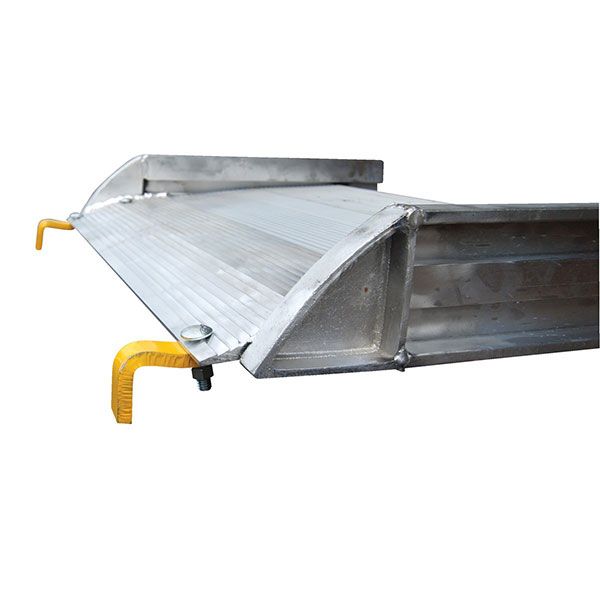 Aluminum Walk Ramp, Hook Style - 38" X 12'